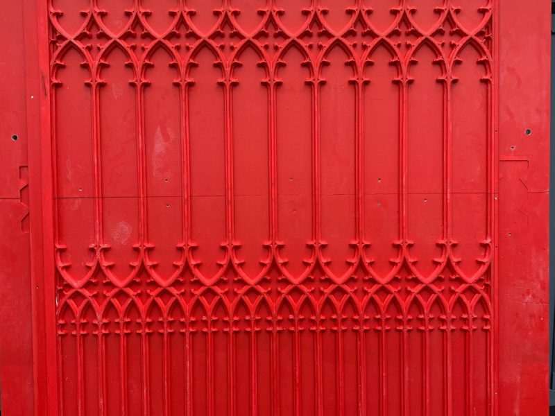 A photograph of replication work being carried out by Calibre Metalwork.