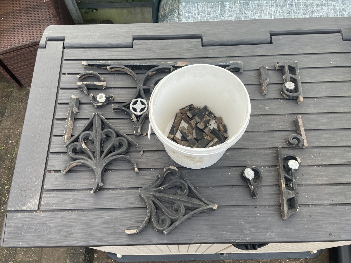 A photograph of the metalwork restoration carried out by Calibre Metalwork at The Brewing Heritage Galleries.