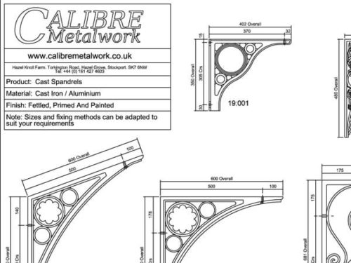 Cast Spandrels by Calibre Metalwork.